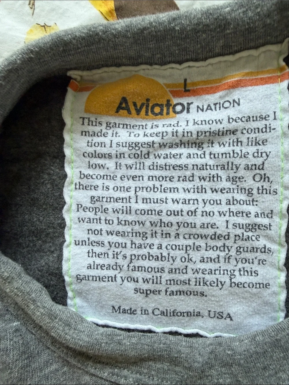 Aviator Nation heather gray