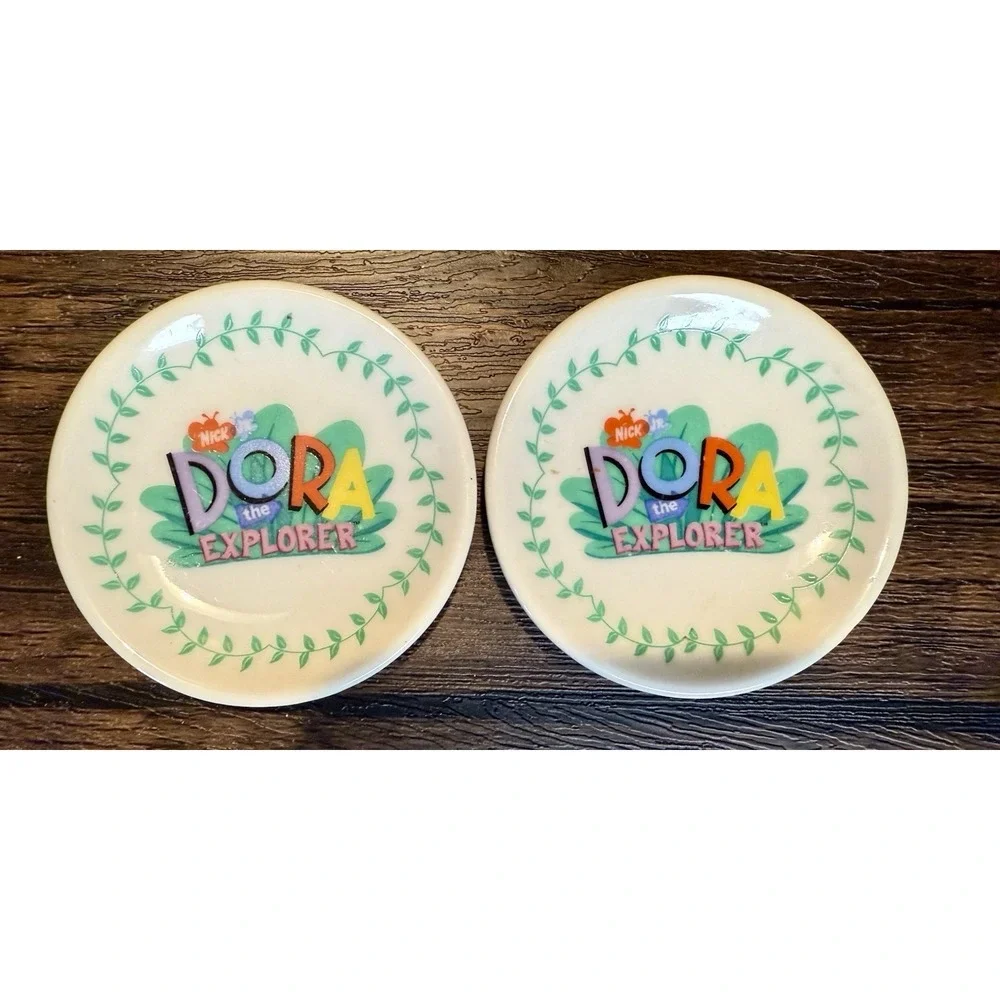 Vintage Collectible Nickelodeon‎ Nick Jr. Dora The Explorer Miniature Plate (2)