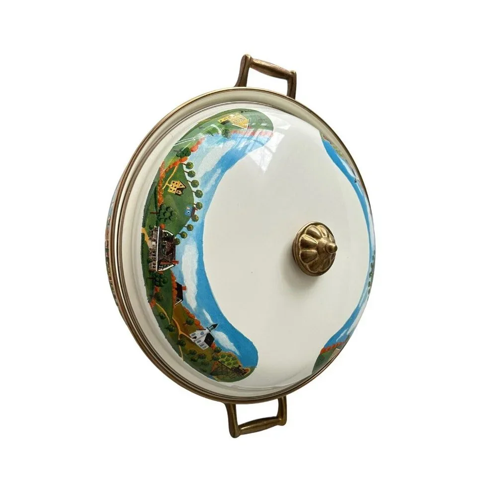 Unknown vintage enamelware