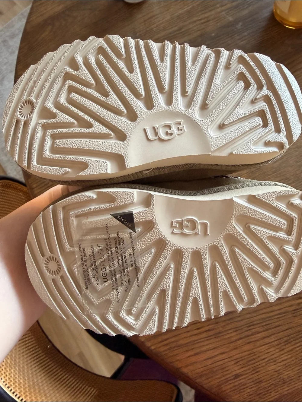 UGG suede upper