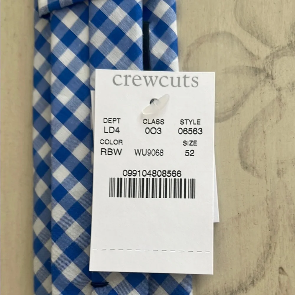 Crewcuts pattern tie checkered
