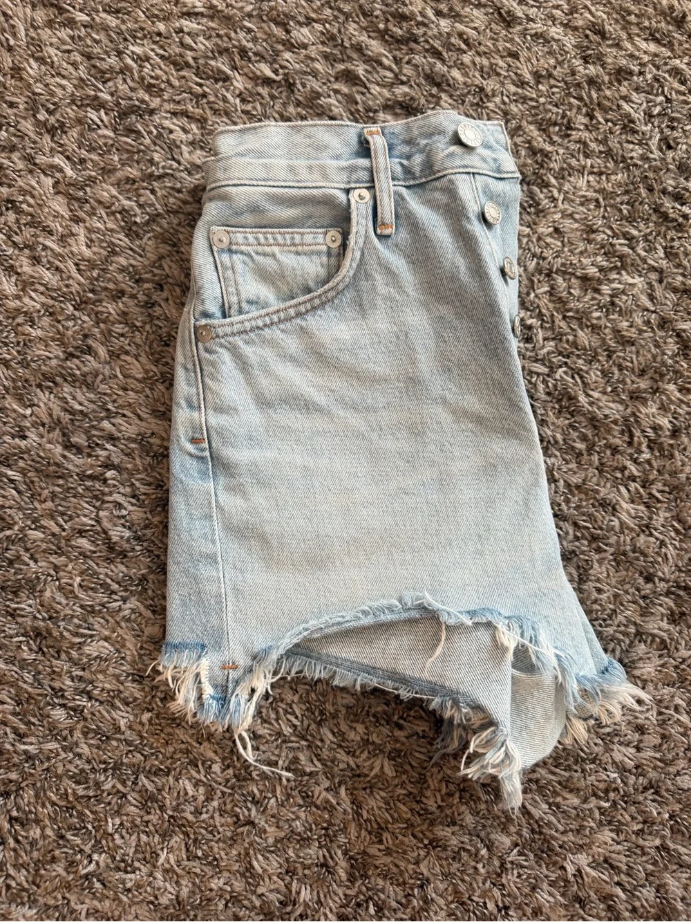Agolde shorts see cutoff