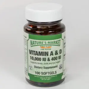 Nature’s Market Vitamin A & D 10000 IU & 400 IU